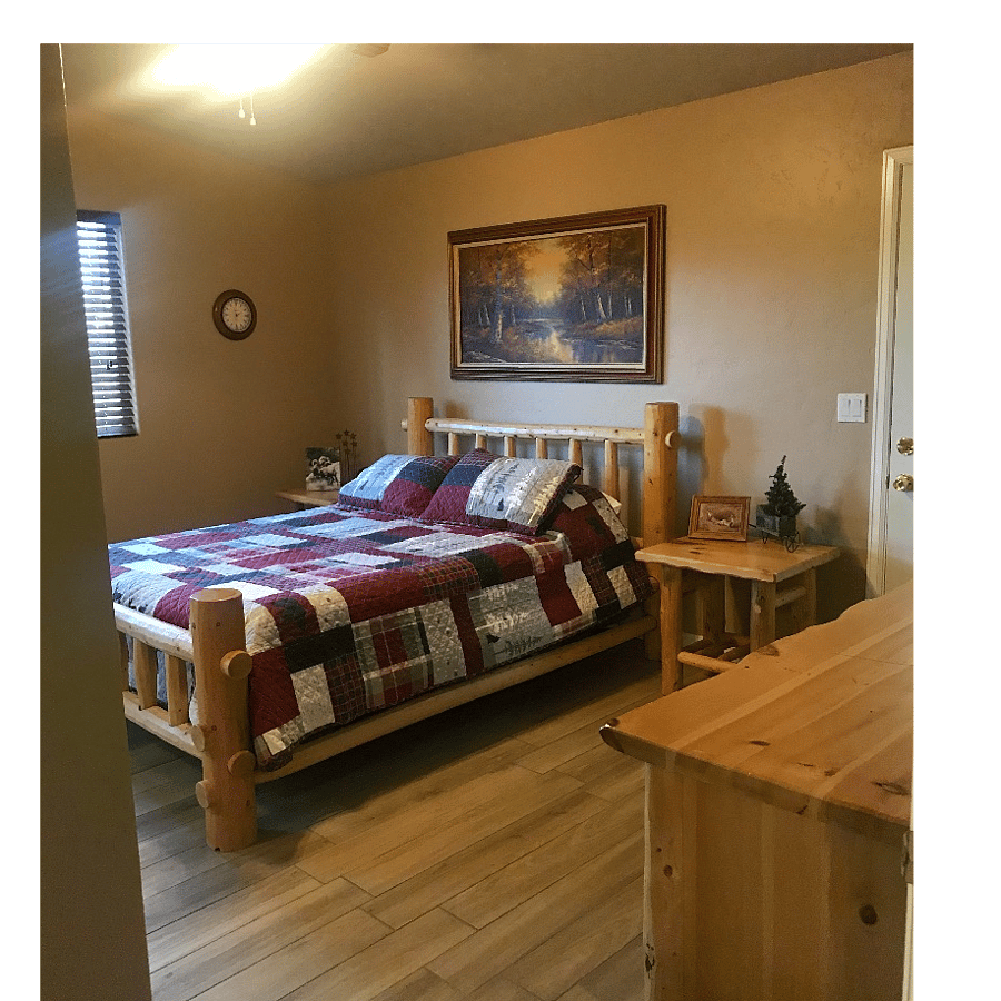 Queen bed