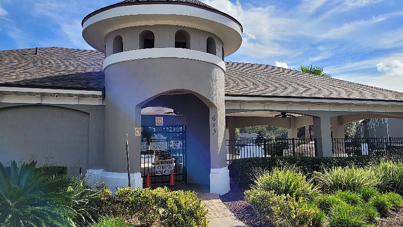 Entrance to community pool- open seasonal