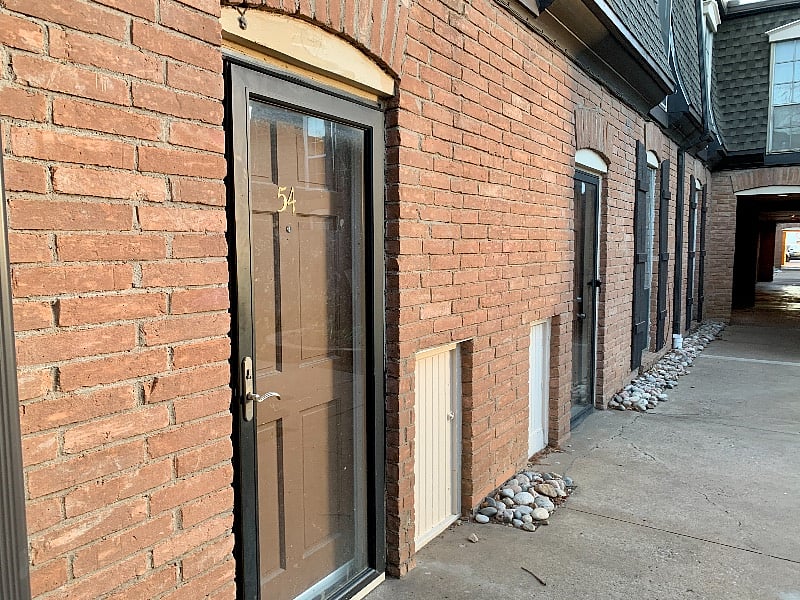 Front door to apt 54