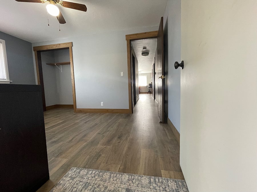 Entering from the garage into the office/den. 