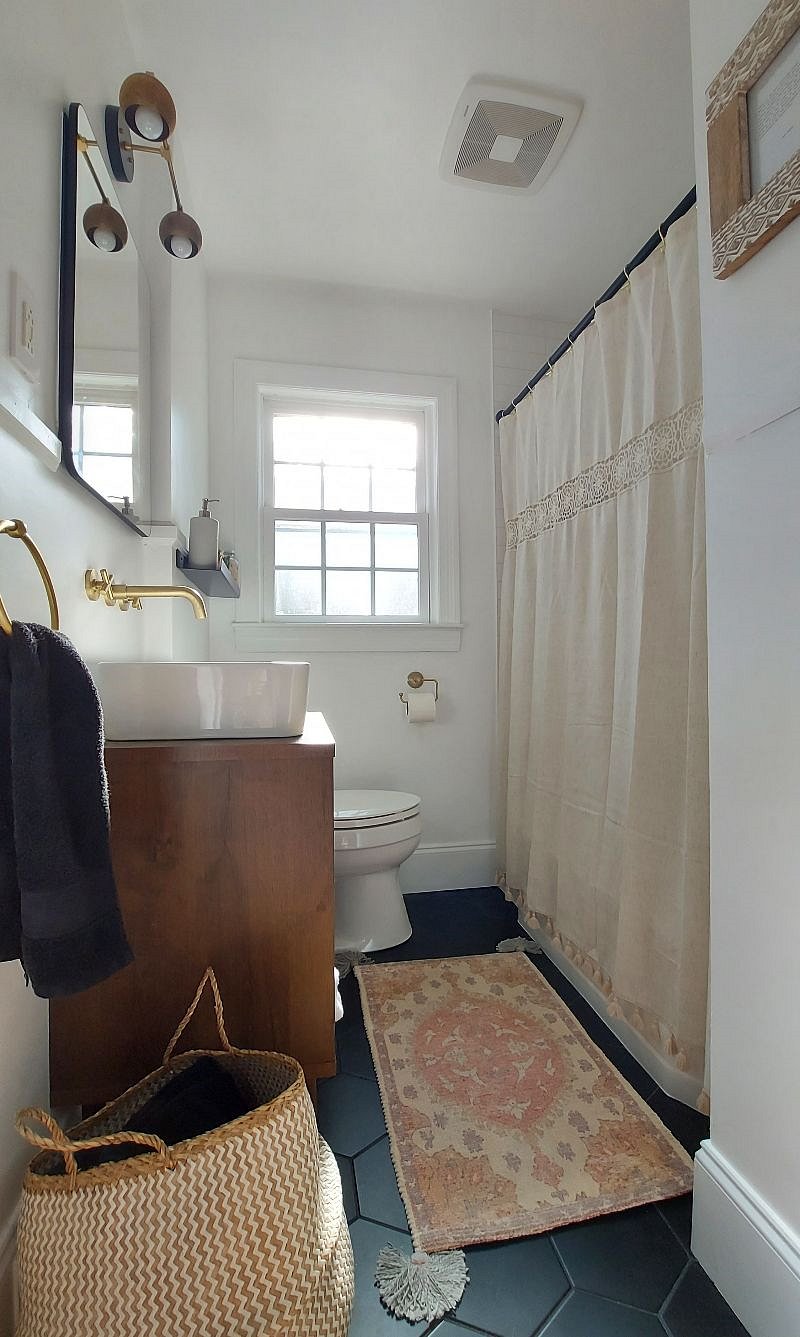 Recently remodeled bathroom