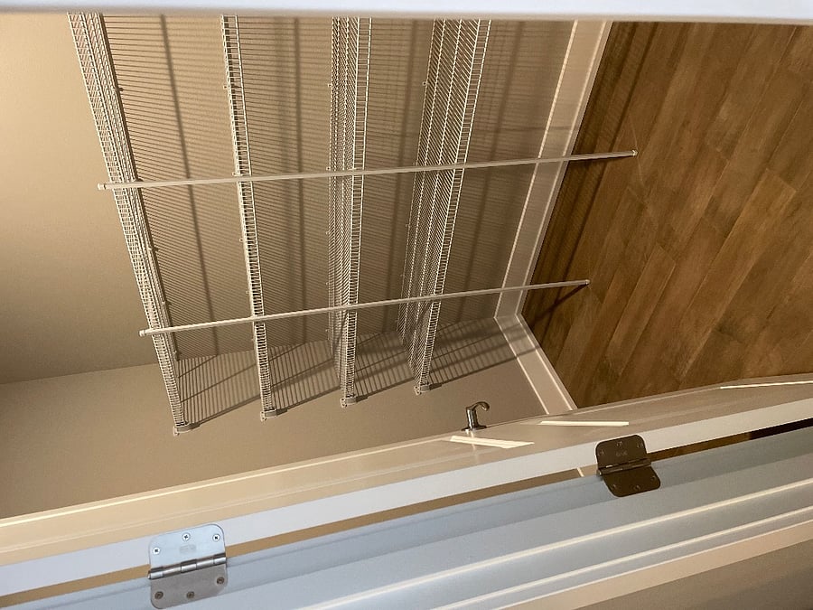 Pantry is shared space, with dedicated space for tenant 