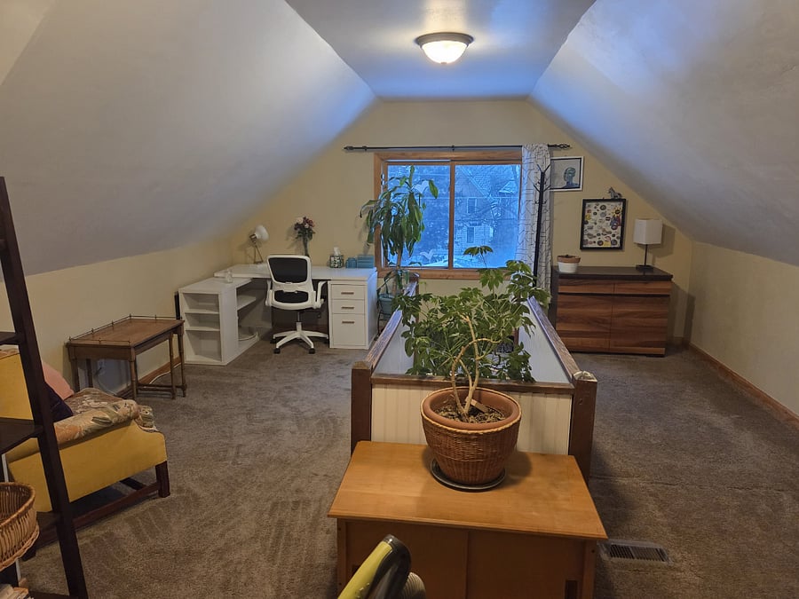 Private upper office and living space