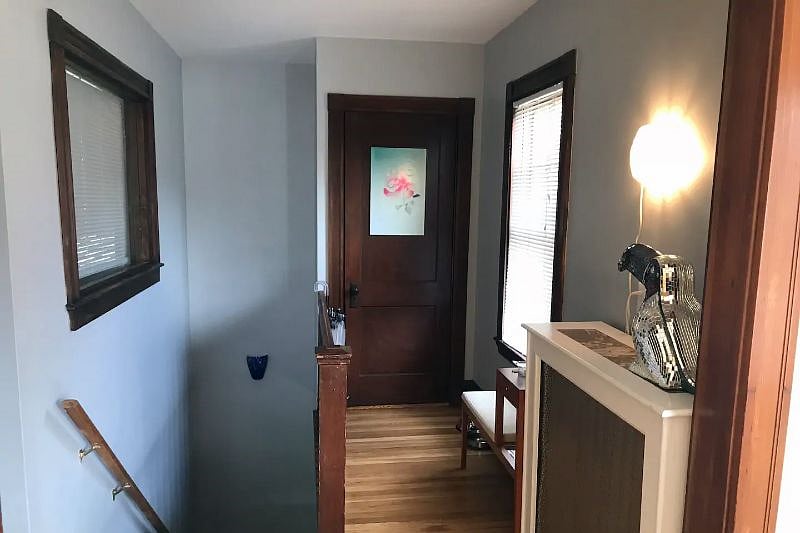 private walk up entrance