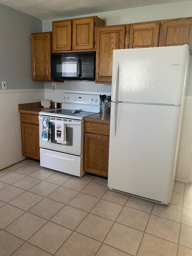 Stove, refrigerator and microwave
