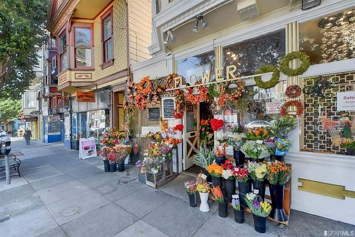 The shops and restaurants of Noe Valley are right around the corner from the apartment.