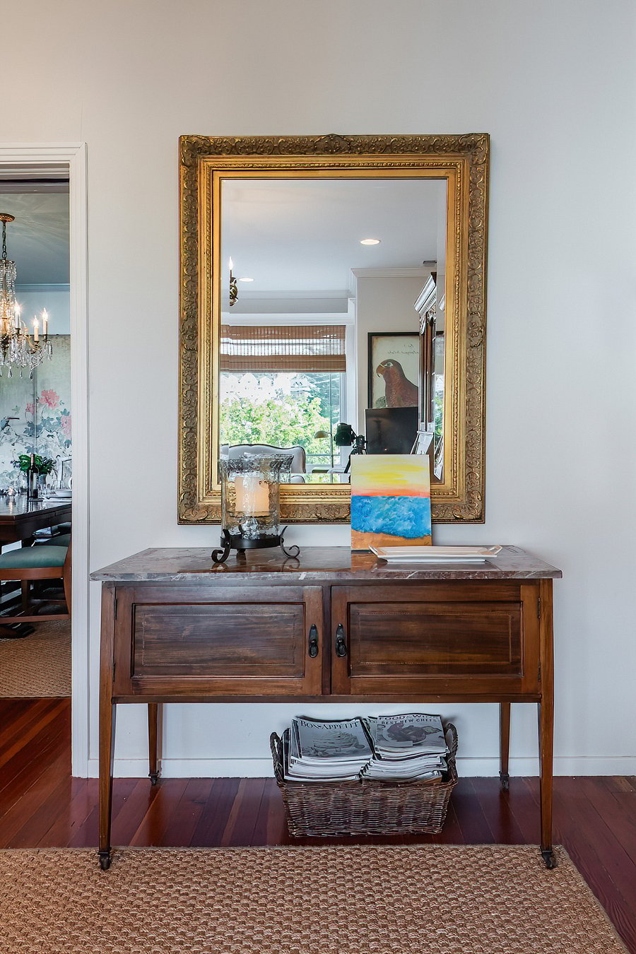 Beautifully appointed living room with lots of comfortable seating.