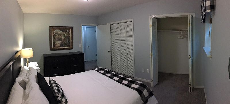 Two large closets