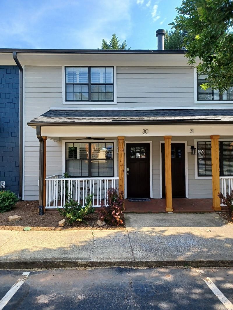 Front Porch with New Siding