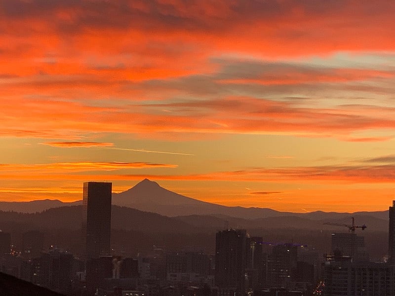 Sunrise. Mt. Hood.
