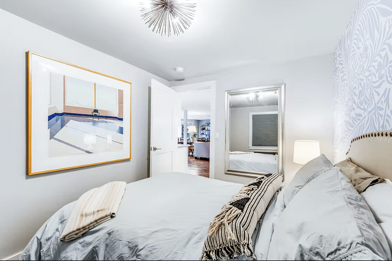 A good night's sleep is easy in our comfy third bedroom!