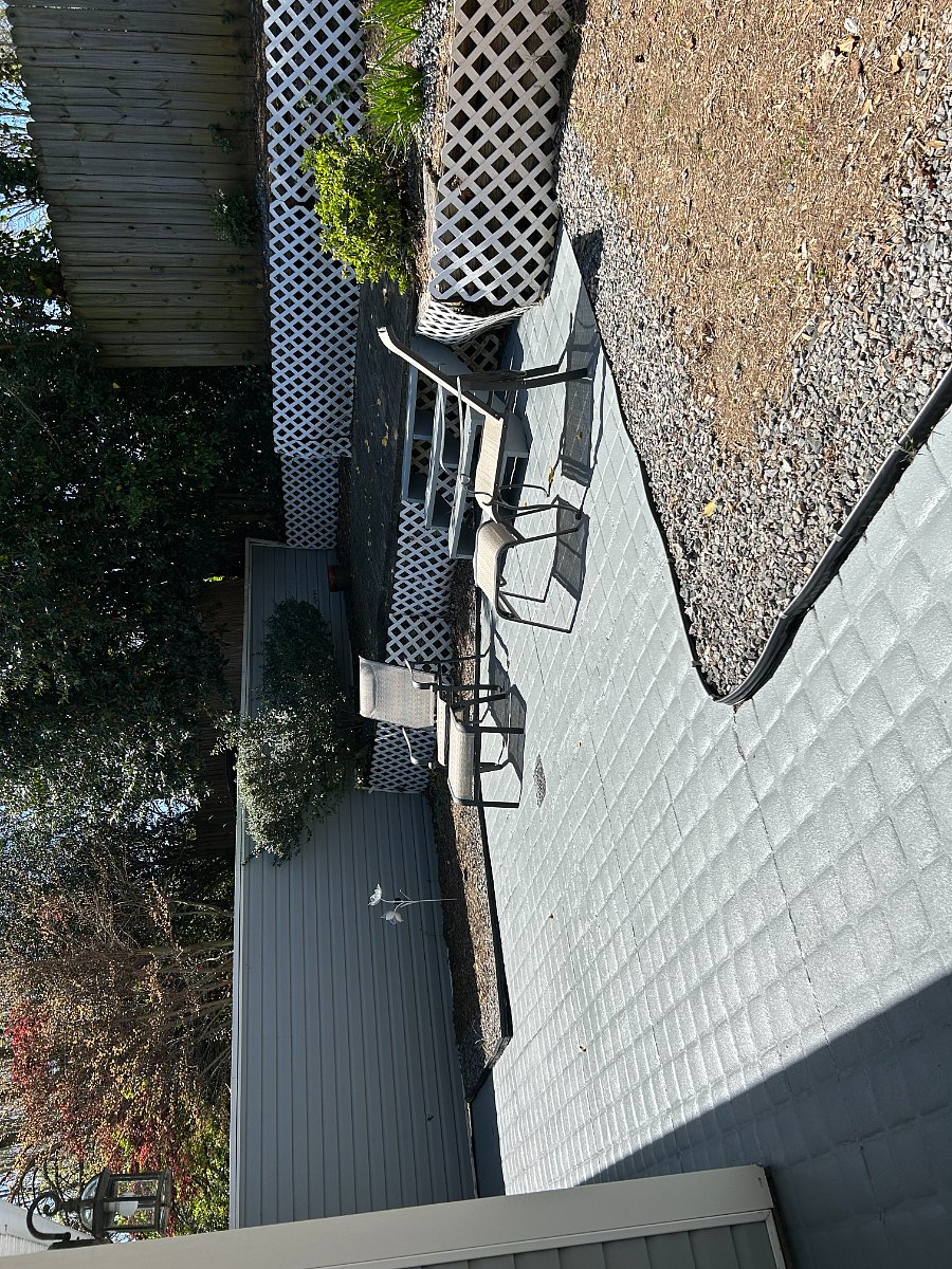 Backyard patio