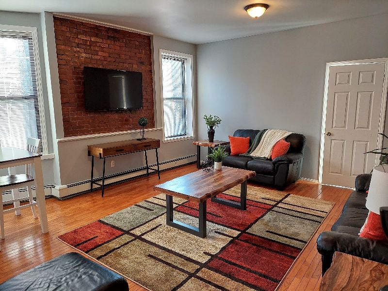 Large living area with plenty of seating for guests