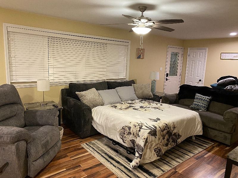 LIVING ROOM COUCH IS ALSO A QUEEN SLEEPER SOFA