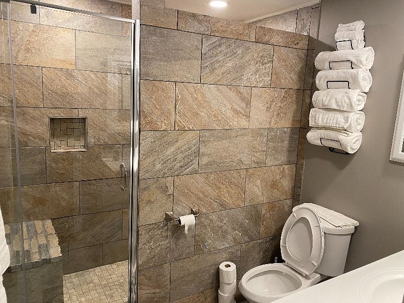 STAND UP WALKIN SHOWER IN MASTER BATHROOM FULLY REMODELED
