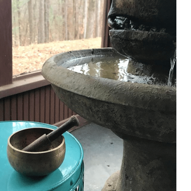 Singing bowl is so soothing.