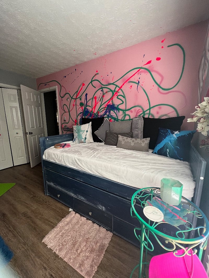 This room is where relaxation happens.