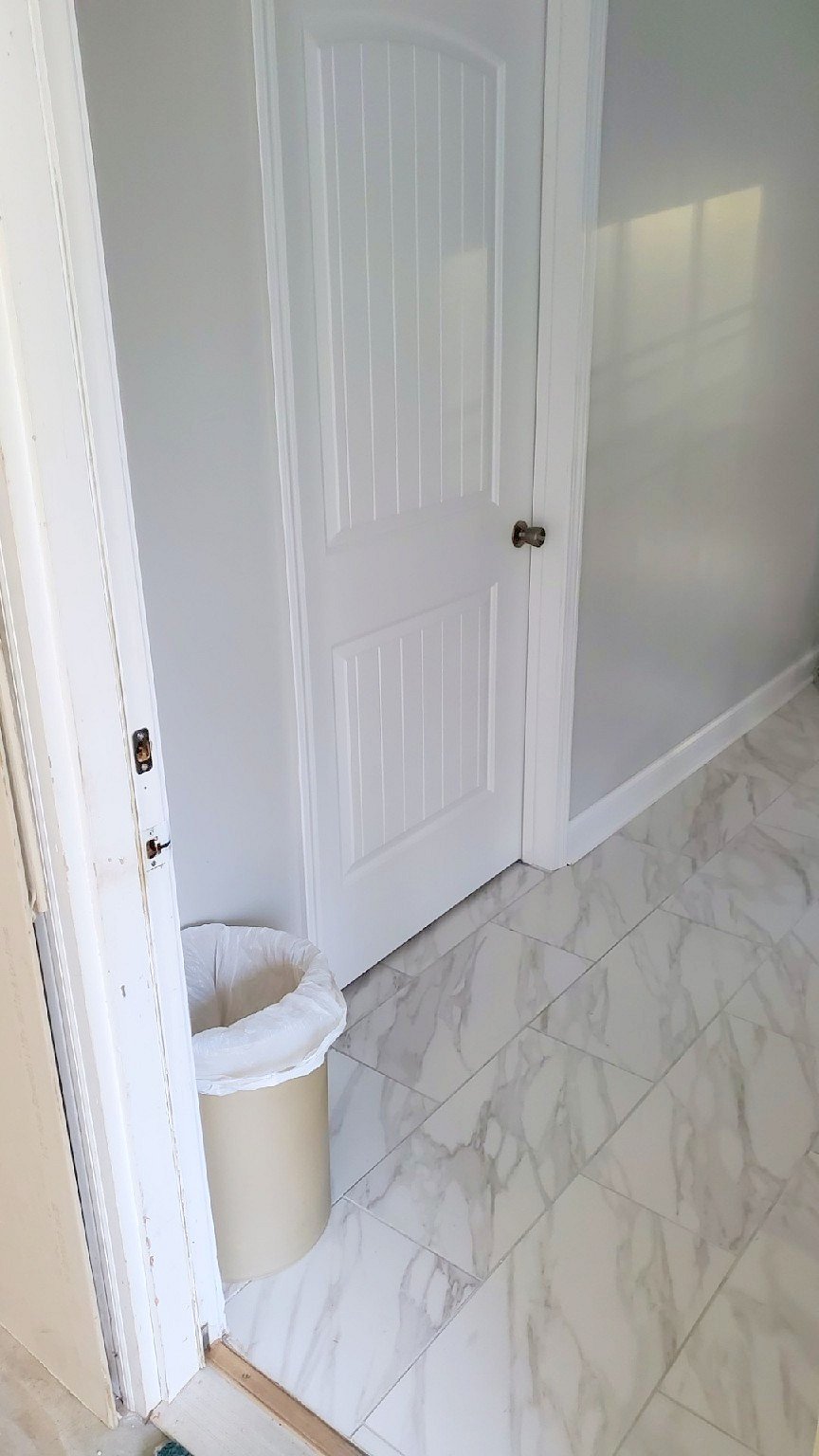 Unit 2 Entrance is inside the laundry room door.