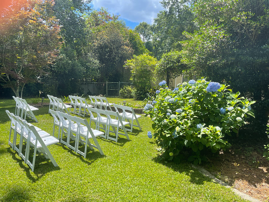Garden wedding