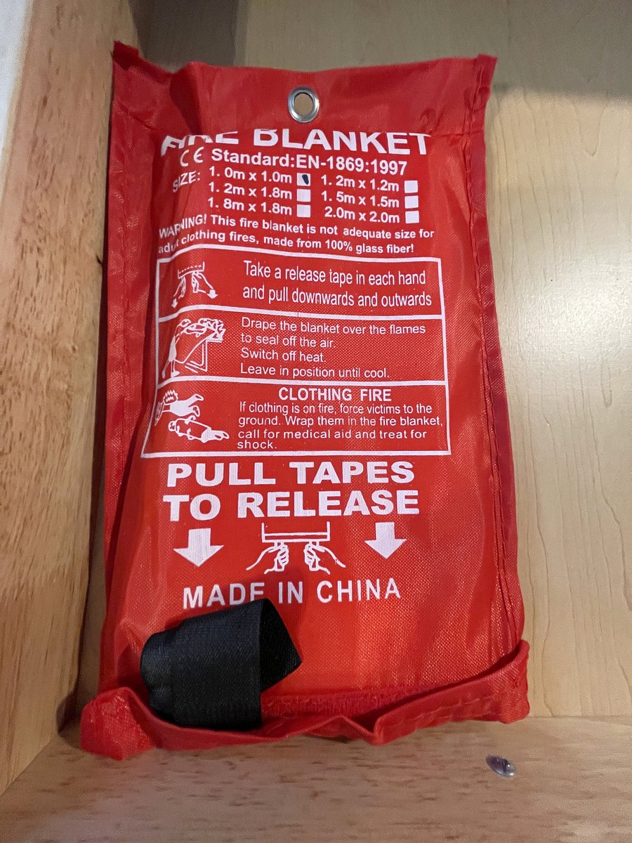 We provide the latest technology in fire safety. Fire blankets to keep you safe.