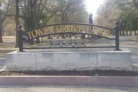 Tower Grove Park 2 blocks away