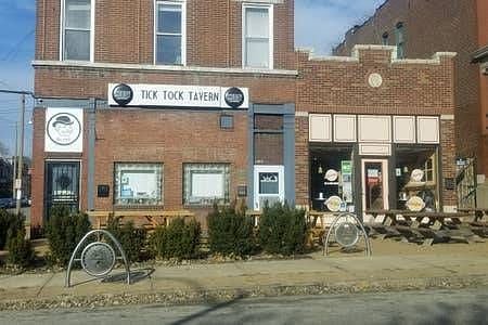 Tick Tock Tavern 2 blocks down the street