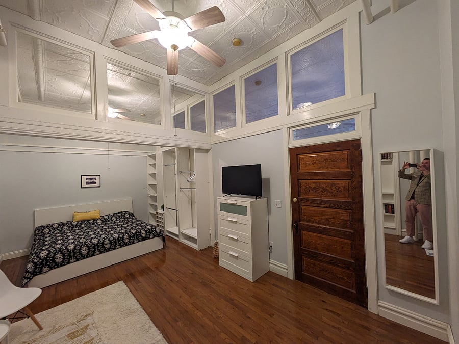 Huge bedroom 22 feet long by 11 feet wide!!