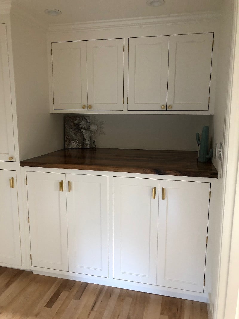 Built in/disguised laundry upstairs