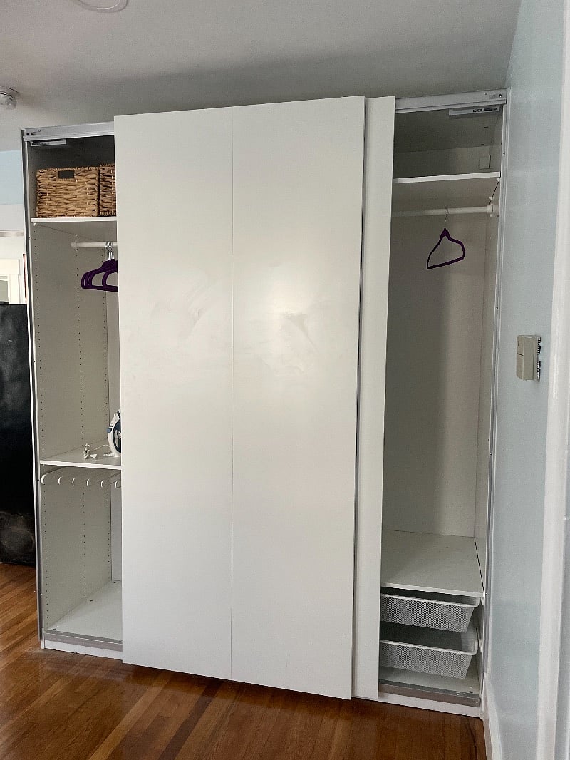Large double wardrobe.