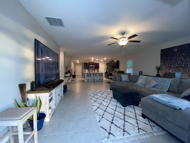 New wide & open model concept floor plan 