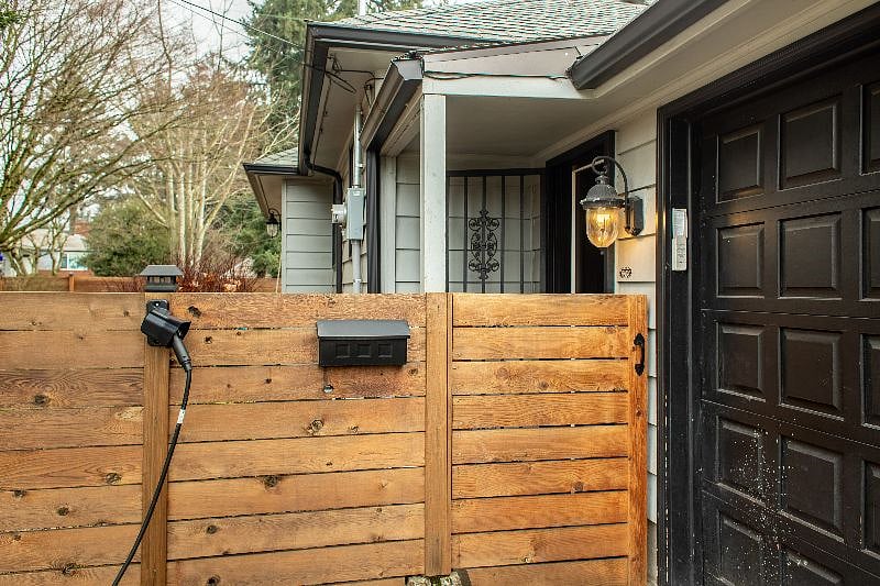 Fully fenced yard