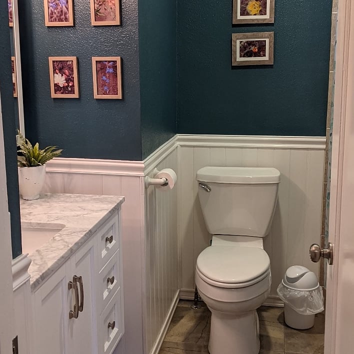 This is the main full bathroom, which is yours to use exclusively.