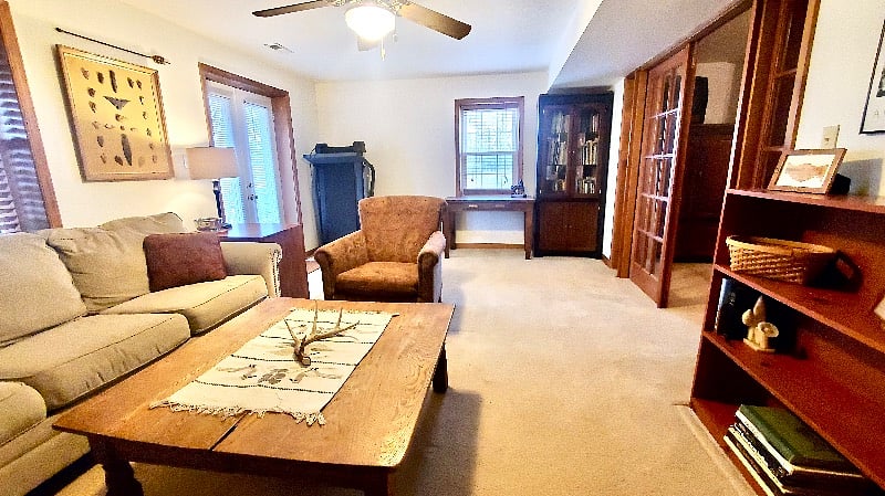 Living Room with lots of natural lightP