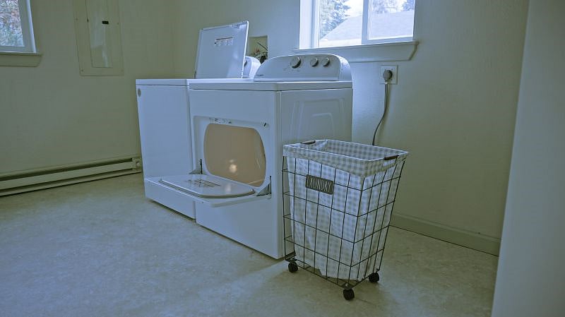 Laundry room.