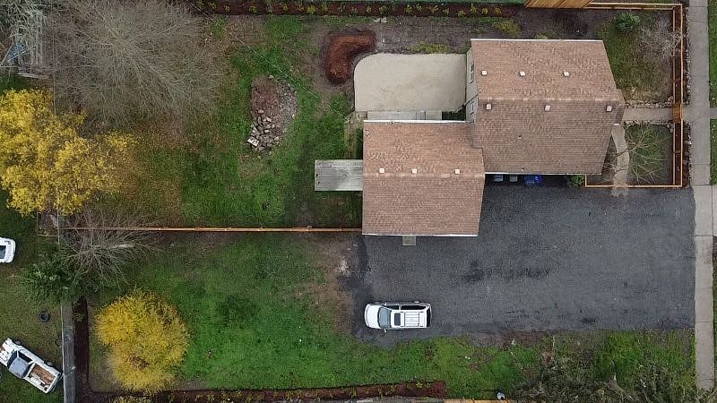 View of parking (bottom half of image).