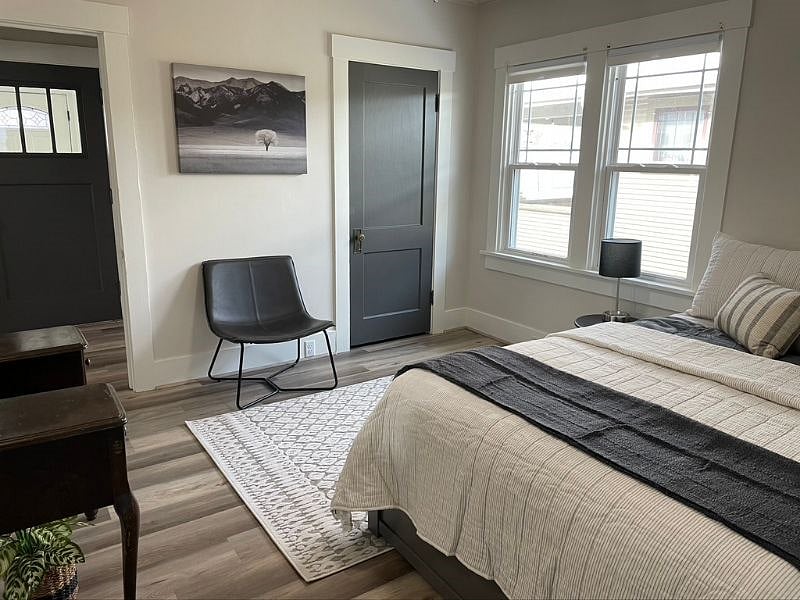 Bedroom 1 - door on right is walk in closet