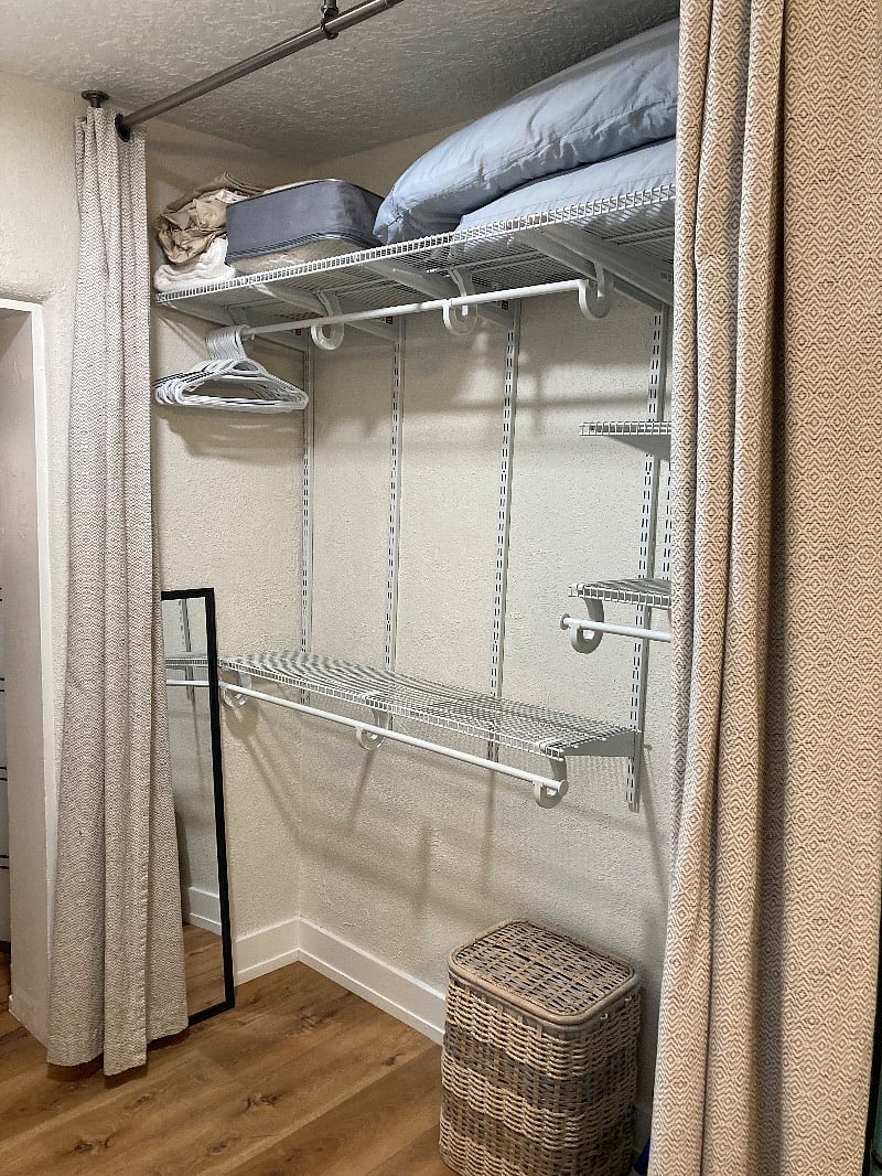 Lots of closet space 