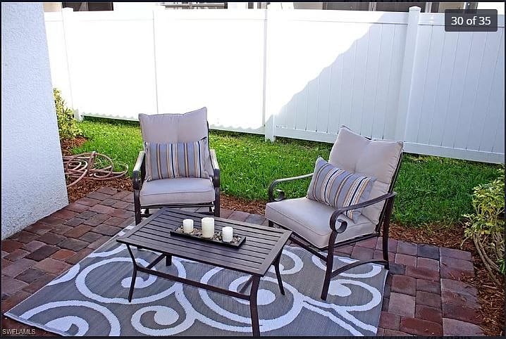 Cozy Patio for morning coffee and fresh air
