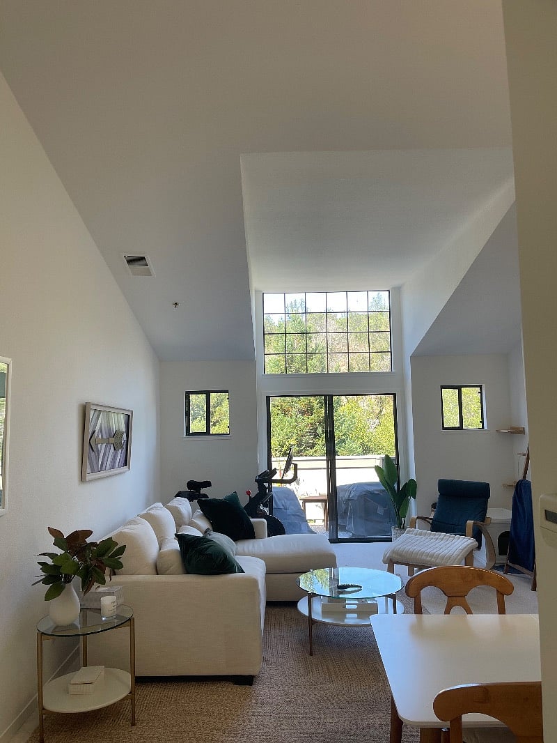 Large tree outside the porch which allows the unit privacy from anyone walking the trails. The unit backs up to a beautiful trail and creek that runs through the Valley.