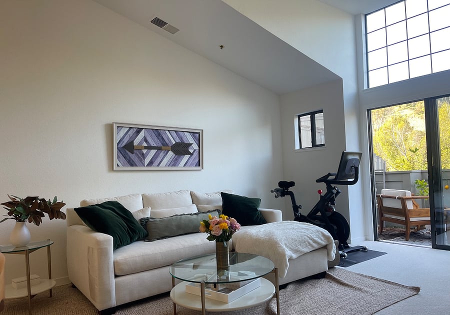 Peloton has been moved downstairs to a home gym. Renter has access to gym during their stay.