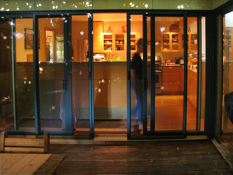 Nighttime from courtyard