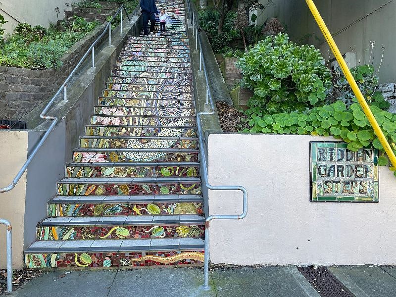 Hidden Garden Steps nearby