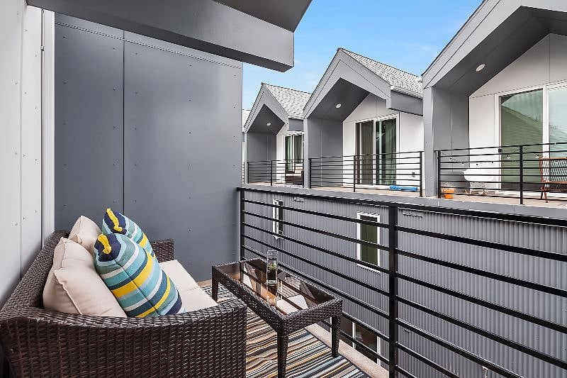 3rd floor balcony - Accessible  from primary bedroom only