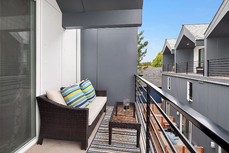 3rd floor balcony - Accessible  from primary bedroom only