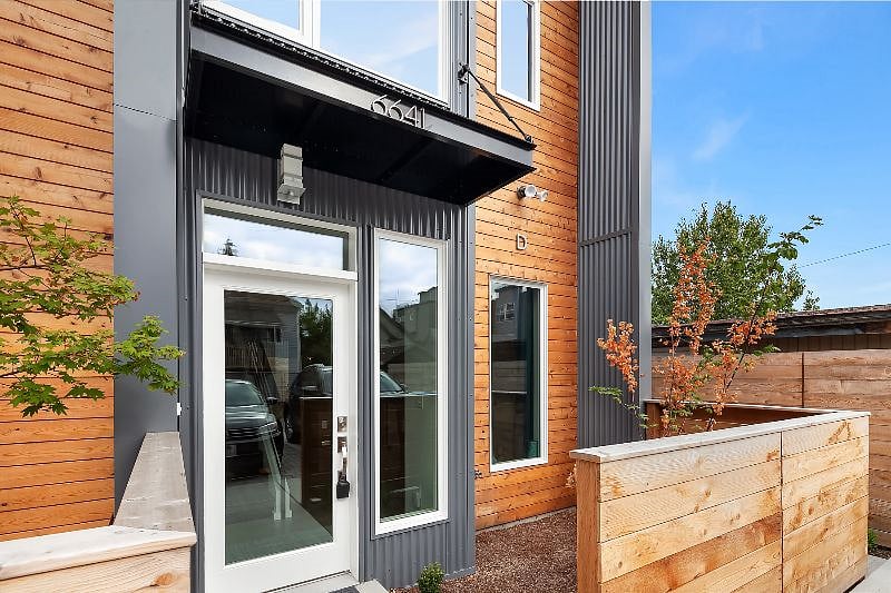 Exterior of townhouse