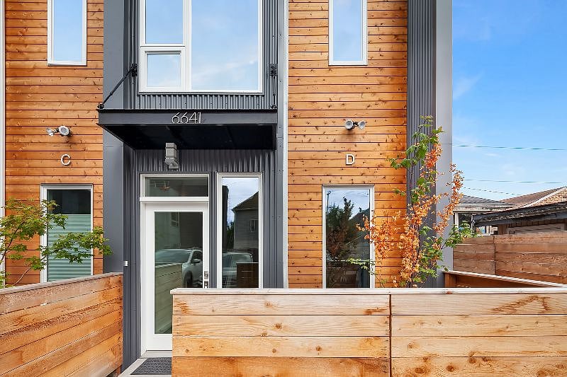 Exterior of townhouse
