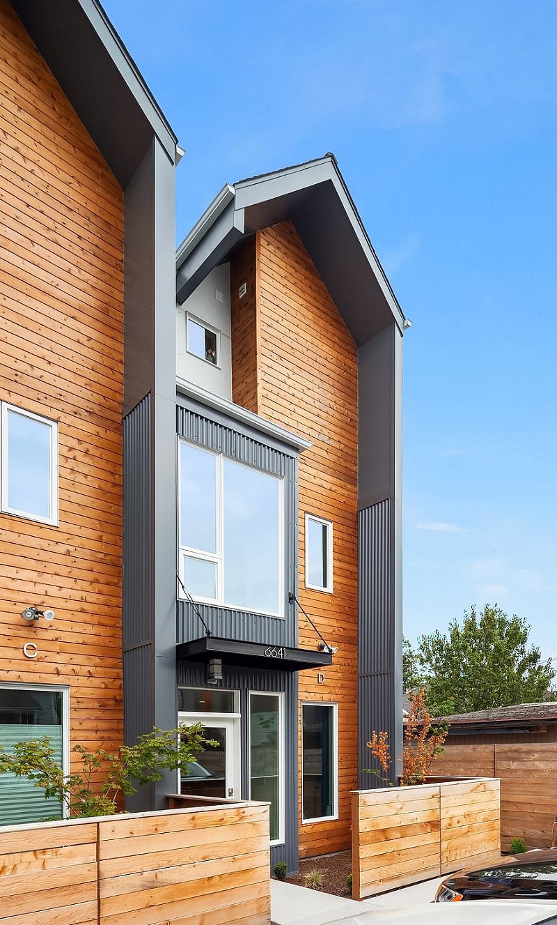 Exterior of townhouse