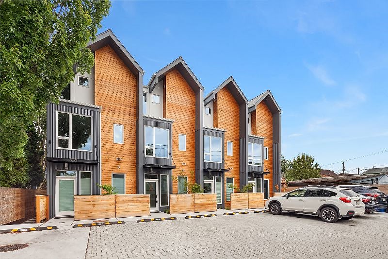 Exterior of townhouse
