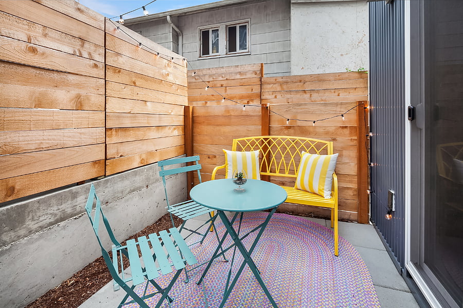 1st Floor Patio - Access through Living Room only