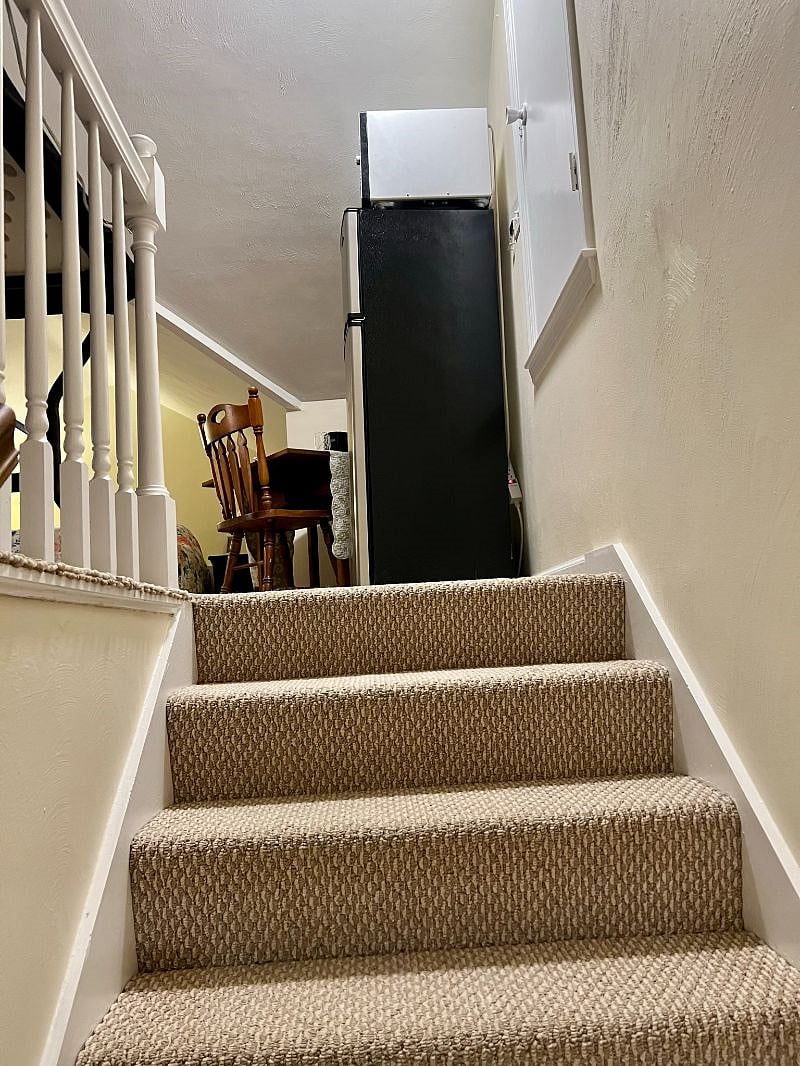 View from the Kitchen stairs.